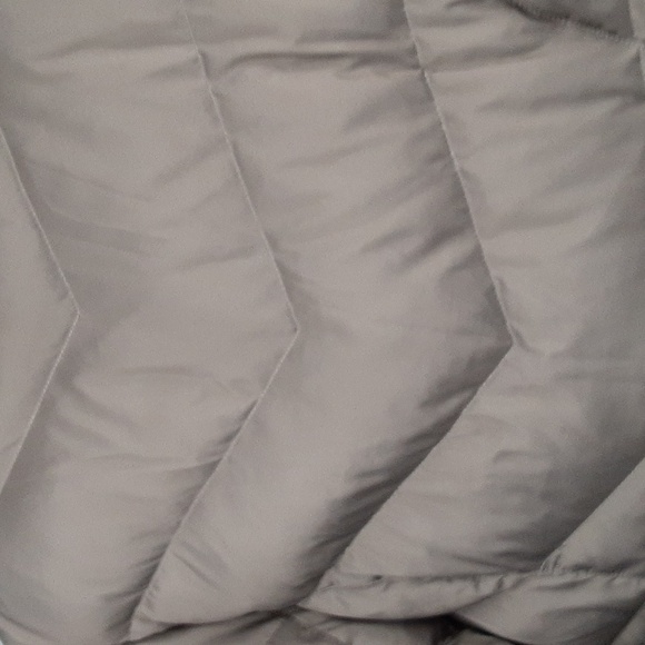 Kenneth Cole New York Goose Blend Quilted Puff Tan Coat Jacket - Picture 7 of 8